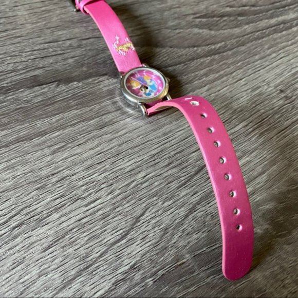 DISNEY Princess Pink Embroidered Crown Watch - Picture 4 of 6